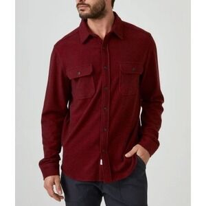 7Diamonds Generation Red Plaid‎ Soft Flannel Button Shirt 4 Way Stretch Men 2XL